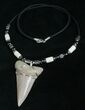 Fossil Mako Tooth Necklace - Bakersfield, CA #5329-1